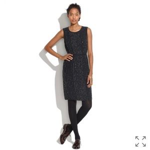 Madewell sequin line dress